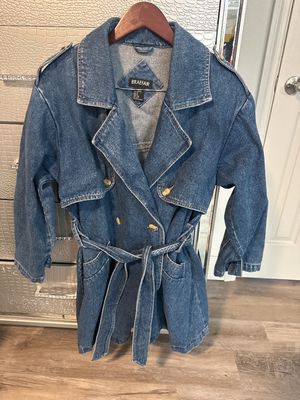 Vintage denim coat by Braefair